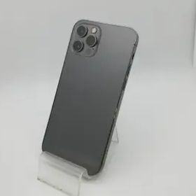 【中古】Apple au 【SIMロック解除済み】 iPhone 12 Pro 128GB グラファイト MGM53J/A【新橋烏森通り】保証期間１ヶ月【ランクC】