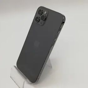 【中古】Apple SoftBank 【SIMロック解除済み】 iPhone 12 Pro 128GB グラファイト MGM53J/A【池袋東口】保証期間１ヶ月【ランクB】