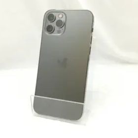 【中古】Apple au 【SIMロック解除済み】 iPhone 12 Pro 128GB グラファイト MGM53J/A【川崎】保証期間１ヶ月【ランクB】