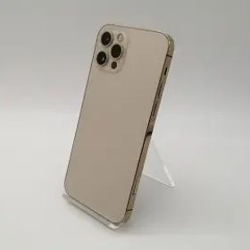 【中古】Apple SoftBank 【SIMロック解除済み】 iPhone 12 Pro 128GB ゴールド MGM73J/A【札幌南2条】保証期間１週間【ランクC】