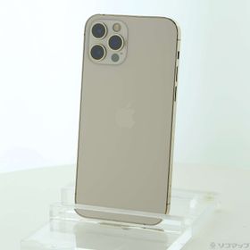 (中古)Apple iPhone12 Pro 128GB ゴールド MGM73J/A SIMフリー(247-ud)