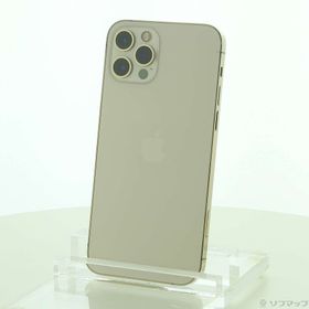 (中古)Apple iPhone12 Pro 128GB ゴールド MGM73J/A SIMフリー(368-ud)