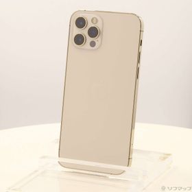 (中古)Apple iPhone12 Pro 128GB ゴールド MGM73J/A SIMフリー(305-ud)