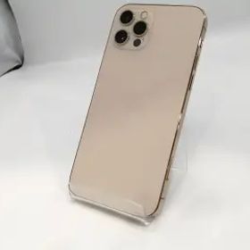 【中古】Apple au 【SIMロック解除済み】 iPhone 12 Pro 128GB ゴールド MGM73J/A【浜松駅前】保証期間１ヶ月【ランクC】