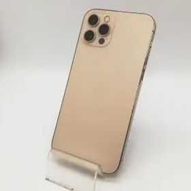 【中古】Apple docomo 【SIMロック解除済み】 iPhone 12 Pro 128GB ゴールド MGM73J/A【アリオ倉敷】保証期間１ヶ月【ランクA】