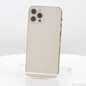 (中古)Apple iPhone12 Pro 128GB ゴールド MGM73J/A SIMフリー(305-ud)