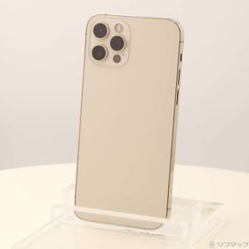 (中古)Apple iPhone12 Pro 128GB ゴールド MGM73J/A SoftBank(349-ud)