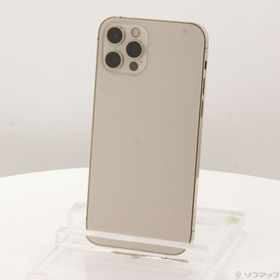 (中古)Apple iPhone12 Pro 128GB ゴールド MGM73J/A SIMフリー(276-ud)