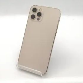 【中古】Apple SoftBank 【SIMロック解除済み】 iPhone 12 Pro 128GB ゴールド MGM73J/A【三宮センター】保証期間１ヶ月【ランクC】