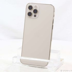 (中古)Apple iPhone12 Pro 128GB ゴールド MGM73J/A SIMフリー(305-ud)