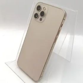 【中古】Apple au 【SIMロック解除済み】 iPhone 12 Pro 128GB ゴールド MGM73J/A【津田沼】保証期間１ヶ月【ランクC】