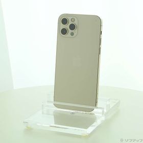 (中古)Apple iPhone12 Pro 128GB ゴールド MGM73J/A SIMフリー(295-ud)
