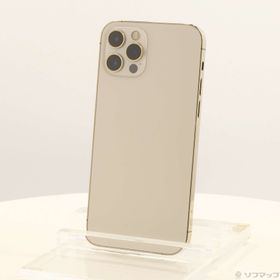 (中古)Apple iPhone12 Pro 128GB ゴールド MGM73J/A SIMフリー(297-ud)