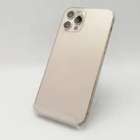 【中古】Apple au 【SIMロック解除済み】 iPhone 12 Pro 128GB ゴールド MGM73J/A【広島本通】保証期間１ヶ月【ランクC】
