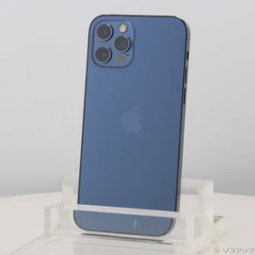 (中古)Apple iPhone12 Pro 128GB パシフィックブルー MGM83J/A SIMフリー(276-ud)
