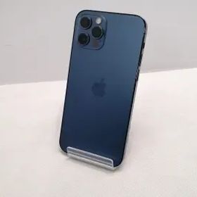 【中古】Apple docomo 【SIMロック解除済み】 iPhone 12 Pro 128GB パシフィックブルー MGM83J/A【仙台駅東口】保証期間１ヶ月【ランクB