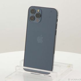 (中古)SoftBank iPhone12 Pro 128GB パシフィックブルー MGM83J/A SoftBank(297-ud)