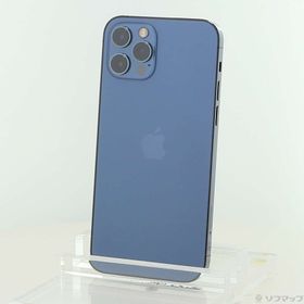 (中古)Apple iPhone12 Pro 128GB パシフィックブルー MGM83J/A SIMフリー(276-ud)