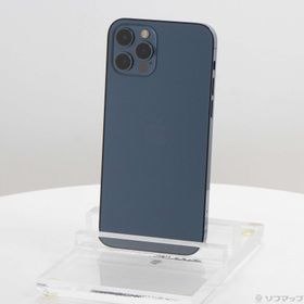(中古)Apple iPhone12 Pro 128GB パシフィックブルー MGM83J/A SIMフリー(377-ud)
