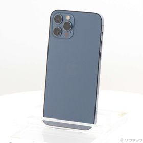 (中古)Apple iPhone12 Pro 128GB パシフィックブルー MGM83J/A SIMフリー(262-ud)