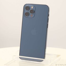 (中古)Apple iPhone12 Pro 128GB パシフィックブルー MGM83J/A SIMフリー(251-ud)