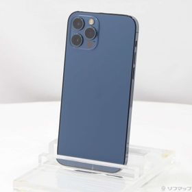 (中古)SoftBank iPhone12 Pro 128GB パシフィックブルー MGM83J/A SoftBank(247-ud)