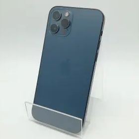 【中古】Apple SoftBank 【SIMロック解除済み】 iPhone 12 Pro 128GB パシフィックブルー MGM83J/A【スマーク伊勢崎】保証期間１週間【ラ
