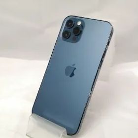 【中古】Apple 国内版 【SIMフリー】 iPhone 12 Pro 128GB パシフィックブルー MGM83J/A【戸塚】保証期間１ヶ月【ランクA】