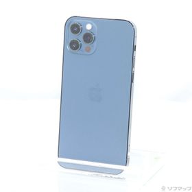 (中古)Apple iPhone12 Pro 128GB パシフィックブルー MGM83J/A SIMフリー(247-ud)