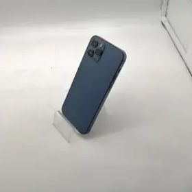 【中古】Apple docomo 【SIMロック解除済み】 iPhone 12 Pro 128GB パシフィックブルー MGM83J/A【OSU301】保証期間１ヶ月【ランクB】