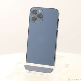 (中古)Apple iPhone12 Pro 128GB パシフィックブルー MGM83J/A SIMフリー(196-ud)