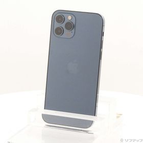 (中古)Apple iPhone12 Pro 128GB パシフィックブルー MGM83J/A SIMフリー(305-ud)