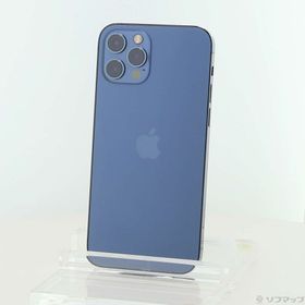 (中古)Apple iPhone12 Pro 128GB パシフィックブルー MGM83J/A SIMフリー(305-ud)