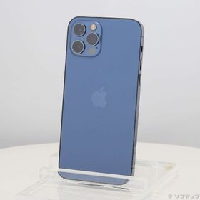 (中古)Apple iPhone12 Pro 128GB パシフィックブルー MGM83J/A SIMフリー(269-ud)