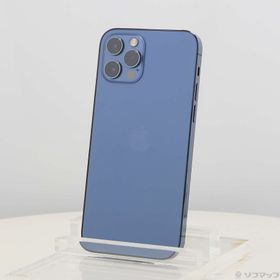 (中古)Apple iPhone12 Pro 128GB パシフィックブルー MGM83J/A SIMフリー(377-ud)