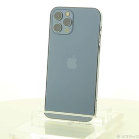(中古)Apple iPhone12 Pro 128GB パシフィックブルー MGM83J/A SIMフリー(269-ud)