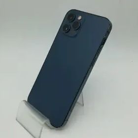 【中古】Apple SoftBank 【SIMロック解除済み】 iPhone 12 Pro 128GB パシフィックブルー MGM83J/A【秋葉本店】保証期間１ヶ月【ランクC