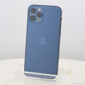 (中古)Apple iPhone12 Pro 128GB パシフィックブルー MGM83J/A SIMフリー(348-ud)