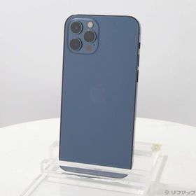 (中古)Apple iPhone12 Pro 128GB パシフィックブルー MGM83J/A SIMフリー(305-ud)