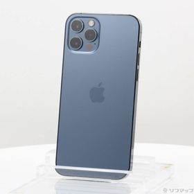 (中古)Apple iPhone12 Pro 128GB パシフィックブルー MGM83J/A SIMフリー(297-ud)
