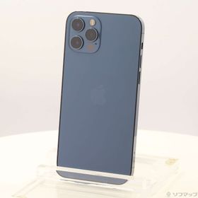 (中古)Apple iPhone12 Pro 128GB パシフィックブルー MGM83J/A SIMフリー(371-ud)