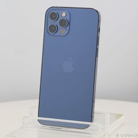 (中古)Apple iPhone12 Pro 128GB パシフィックブルー MGM83J/A SIMフリー(276-ud)