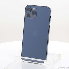 (中古)Apple iPhone12 Pro 128GB パシフィックブルー MGM83J/A SoftBank(276-ud)