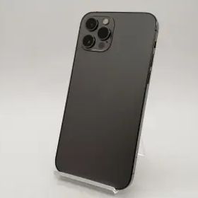 【中古】Apple docomo 【SIMロック解除済み】 iPhone 12 Pro 256GB グラファイト MGM93J/A【札幌南2条】保証期間１ヶ月【ランクB】