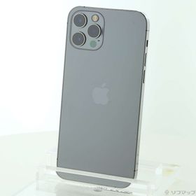 (中古)Apple iPhone12 Pro 256GB グラファイト MGM93J/A SIMフリー(368-ud)