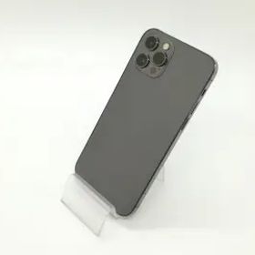 【中古】Apple au 【SIMロック解除済み】 iPhone 12 Pro 256GB グラファイト MGM93J/A【静岡】保証期間１ヶ月【ランクC】