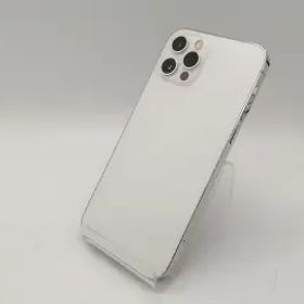 【中古】Apple SoftBank 【SIMロック解除済み】 iPhone 12 Pro 256GB シルバー MGMA3J/A【広島本通】保証期間１ヶ月【ランクC】