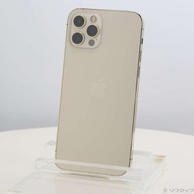 (中古)Apple iPhone12 Pro 256GB ゴールド MGMC3J/A SIMフリー(276-ud)