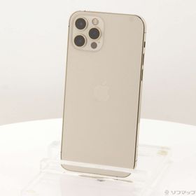 (中古)Apple iPhone12 Pro 256GB ゴールド MGMC3J/A SIMフリー(295-ud)