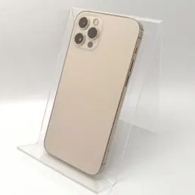 【中古】Apple docomo 【SIMロック解除済み】 iPhone 12 Pro 256GB ゴールド MGMC3J/A【高崎モントレー】保証期間１ヶ月【ランクB】